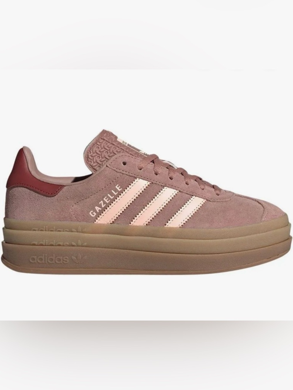 adidas Women’s Gazelle Bold Platform Sneaker Warm Clay/orange/ruby Size 7.5 NWT